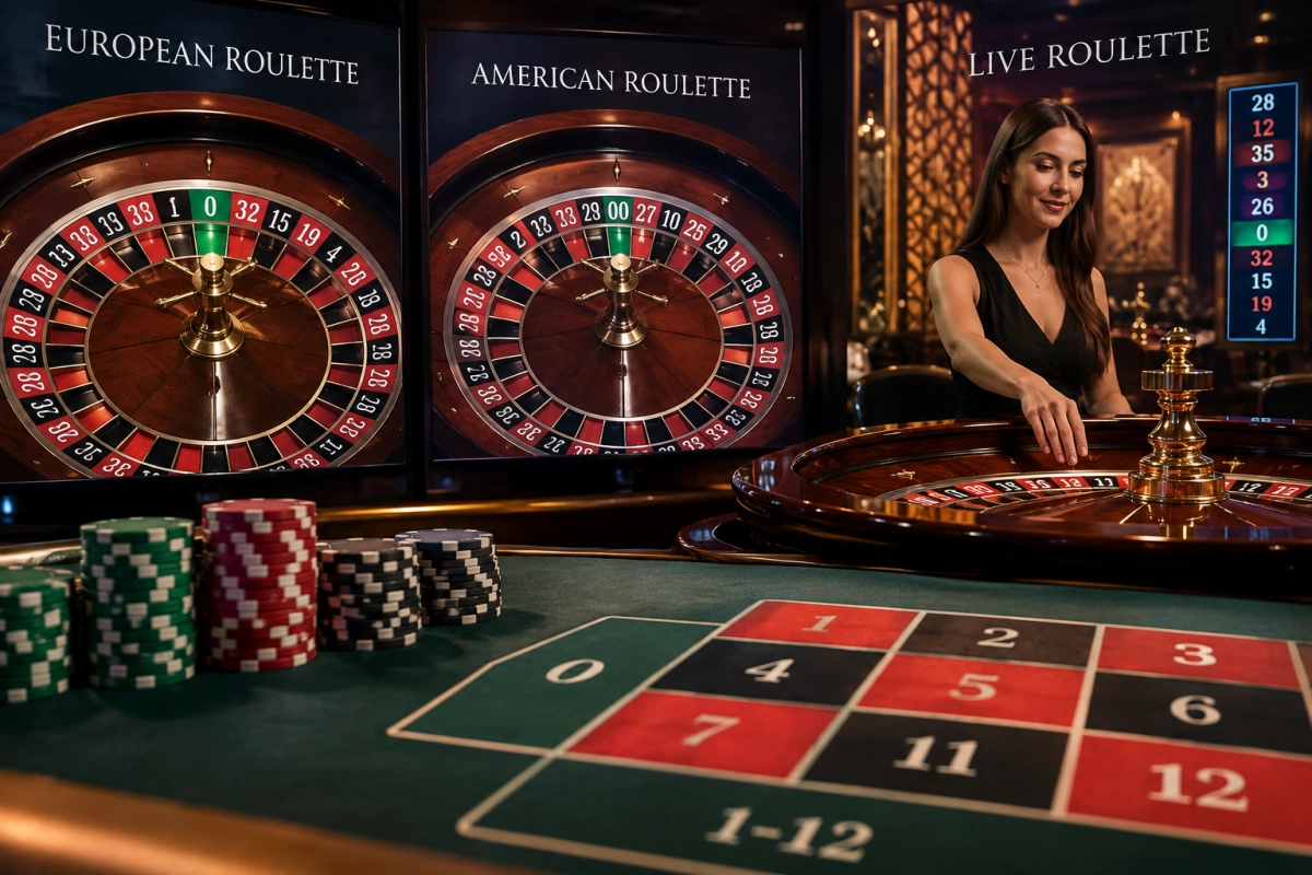 Mwongozo wa Roulette Mtandaoni: European, American na Live Roulette