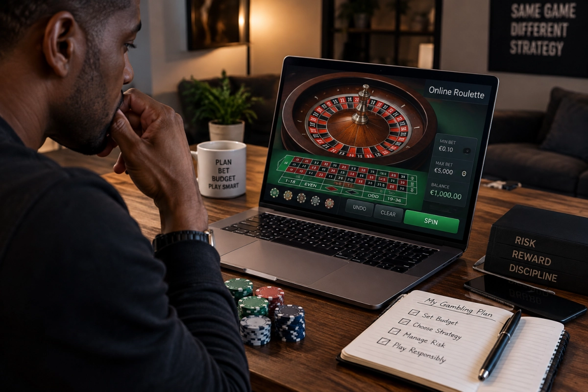 Mikakati ya Roulette Mtandaoni: Dau, Bajeti na Hatari